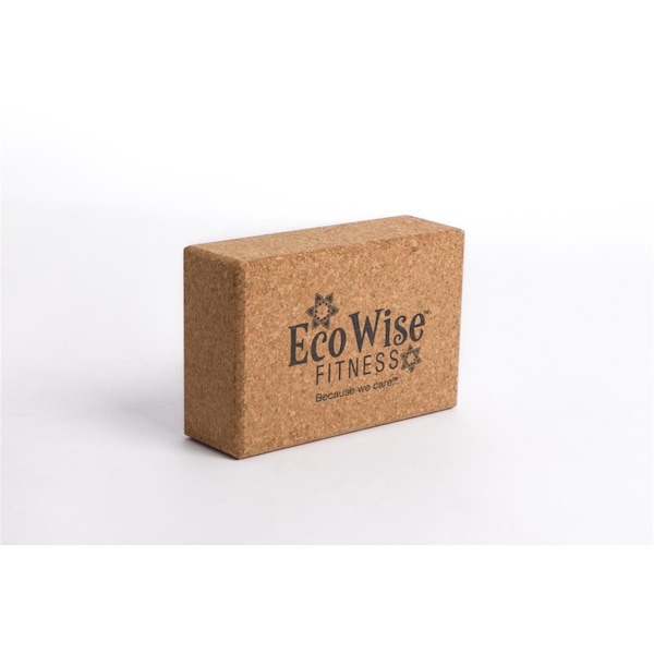 Ecowise Cork Yoga Block - 3 x 6 x 9 in. EC12847 - main
